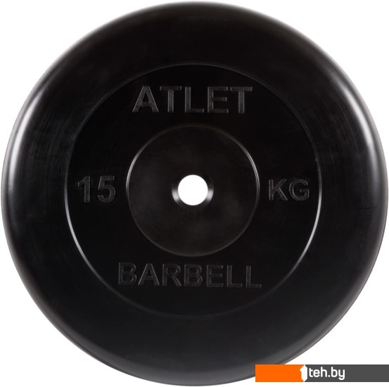  - Гантели, гири, штанги MB Barbell Атлет 31 мм (1x15 кг) - Атлет 31 мм (1x15 кг)