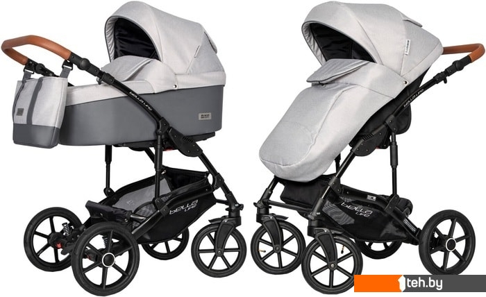  - Детские коляски и аксессуары Riko Basic Bella Life (2 в 1, 01, grey fox) - Basic Bella Life (2 в 1, 01, grey fox)