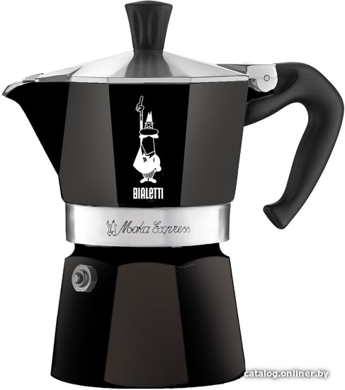  - Заварочные чайники, кофеварки, френч-прессы Bialetti Moka Express (3 порции, черный) - Moka Express (3 порции, черный)