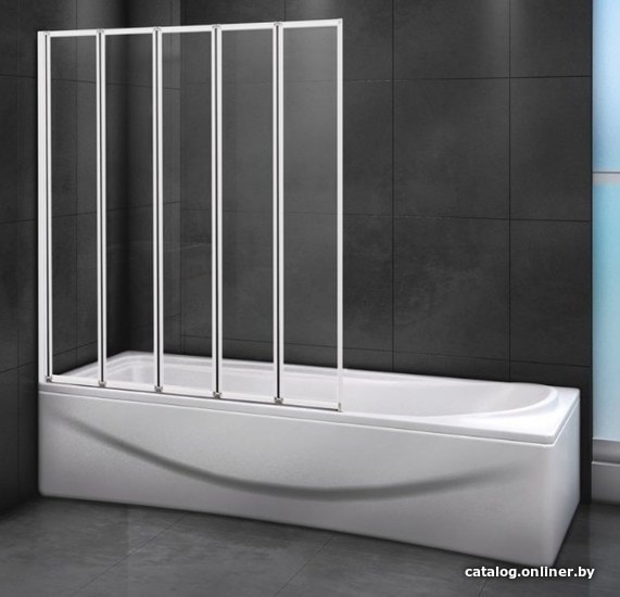  - Шторки и карнизы для ванн и поддонов Cezares RELAX-V-5-120/140-P-Bi-L - RELAX-V-5-120/140-P-Bi-L