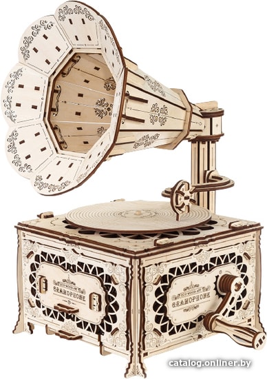  - Сборные модели Eco-Wood-Art Граммофон - Граммофон
