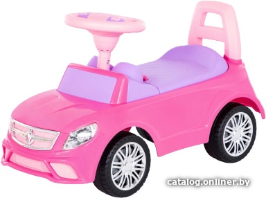  - Каталки, педальные машинки Полесье SuperCar №3 84491 (розовый) - SuperCar №3 84491 (розовый)