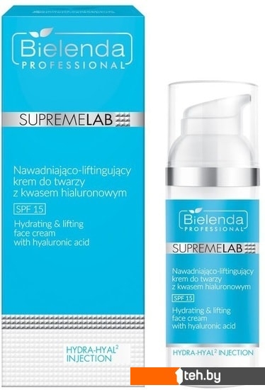  - Косметика по уходу за лицом Bielenda Professional Крем Supremelab Hydra-Hyal2 с гиалурон кислотой SPF15 50 мл - Крем Supremelab Hydra-Hyal2 с гиалурон кислотой SPF15 50 мл