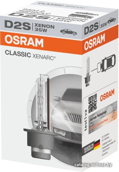  - Автомобильные лампы Osram D2S Xenarc Classic 1шт - D2S Xenarc Classic 1шт