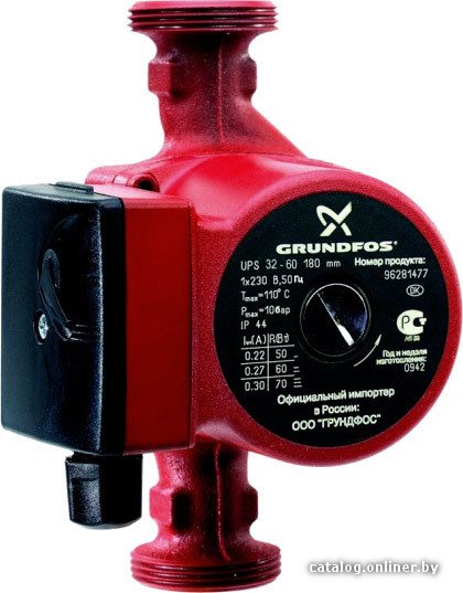  - Насосы Grundfos UPS 32-60 180 - UPS 32-60 180