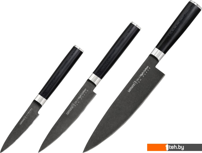 - Кухонные ножи, ножницы, овощечистки, точилки Samura Mo-V Stonewash SM-0220B - Mo-V Stonewash SM-0220B