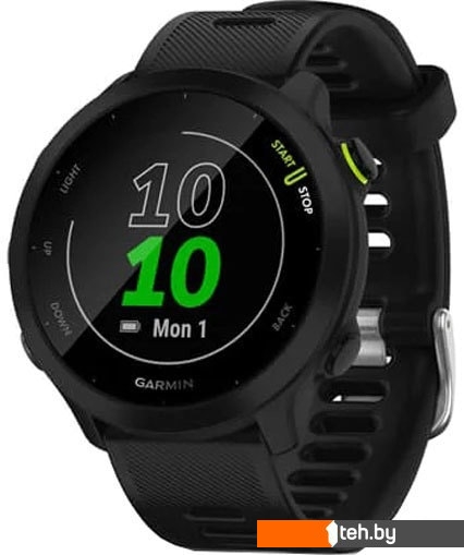  - Умные часы и браслеты Garmin Forerunner 55 (черный) - Forerunner 55 (черный)