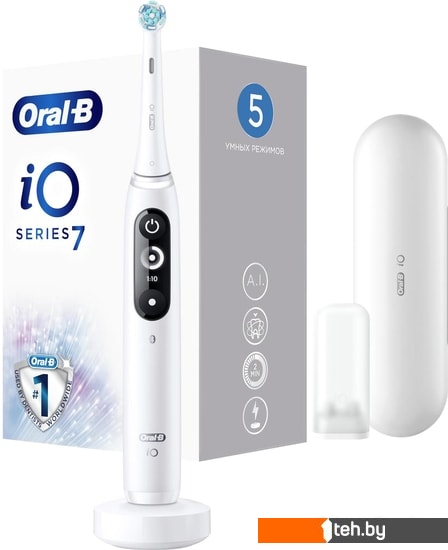  - Электрические зубные щетки и ирригаторы Oral-B iO 7 (белый) - iO 7 (белый)