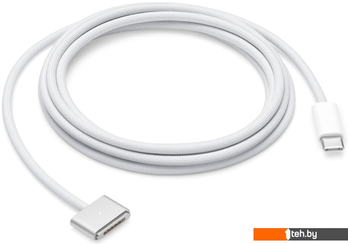  - Кабели, адаптеры, разветвители Apple USB Type-C - MagSafe 3 (2 м, белый/серебристый) - USB Type-C - MagSafe 3 (2 м, белый/серебристый)