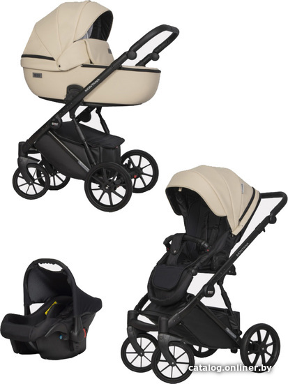  - Детские коляски и аксессуары Riko Basic Montana Ecco (3 в 1, 15/бежевый) - Basic Montana Ecco (3 в 1, 15/бежевый)