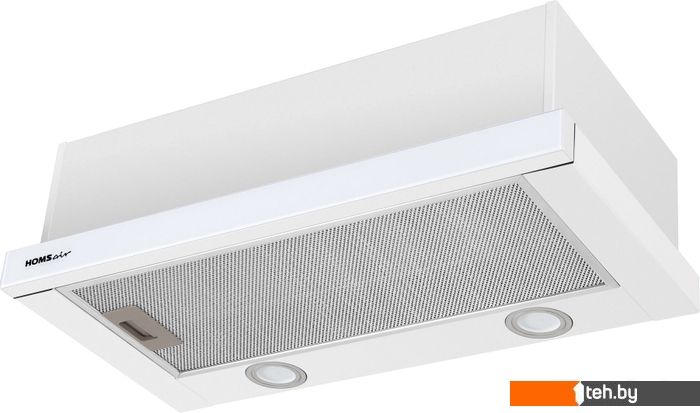  - Вытяжки HOMSair Flat 60 Glass (белый) - Flat 60 Glass (белый)