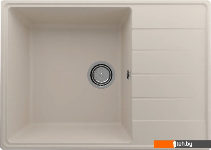  - Кухонные мойки Ulgran Quartz Prima 700-02 (лен) - Quartz Prima 700-02 (лен)