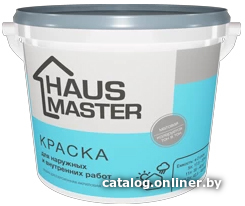  - Краски и эмали Haus Master Для наружных и внутренних работ 13.2 л (белый) - Для наружных и внутренних работ 13.2 л (белый)