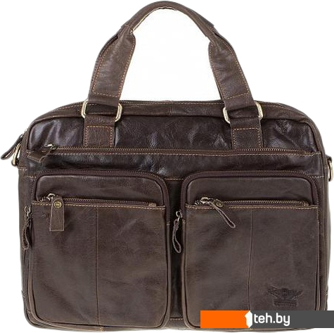 - Женские и мужские сумки Poshete 253-6548-29 (коричневый) - 253-6548-29 (коричневый)