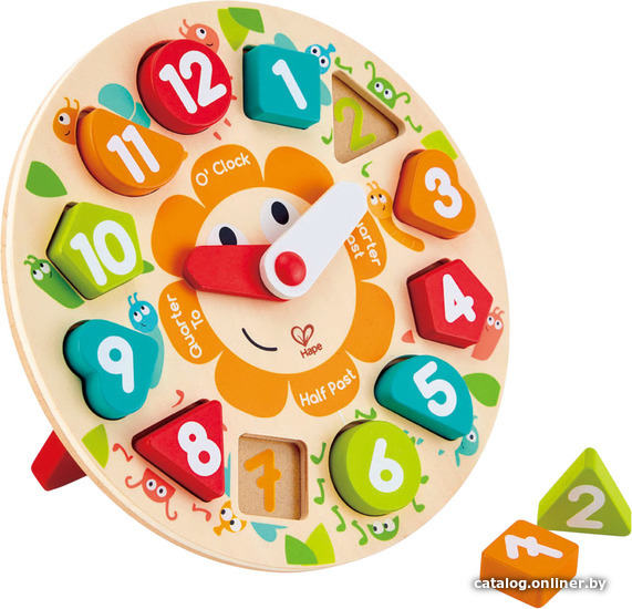  - Развивающие игрушки Hape Часы E1622 - Часы E1622