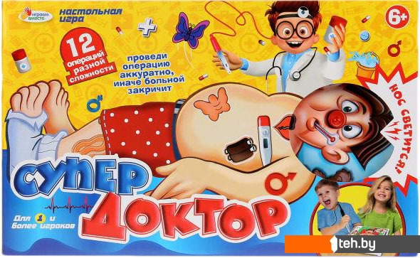  - Настольные игры Играем вместе Супер Доктор B1700887-R - Супер Доктор B1700887-R