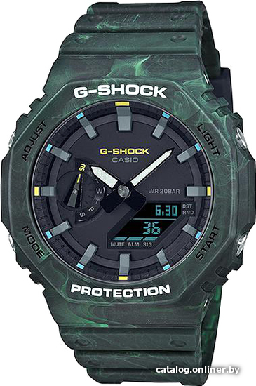  - Наручные часы Casio G-Shock GA-2100FR-3A - G-Shock GA-2100FR-3A
