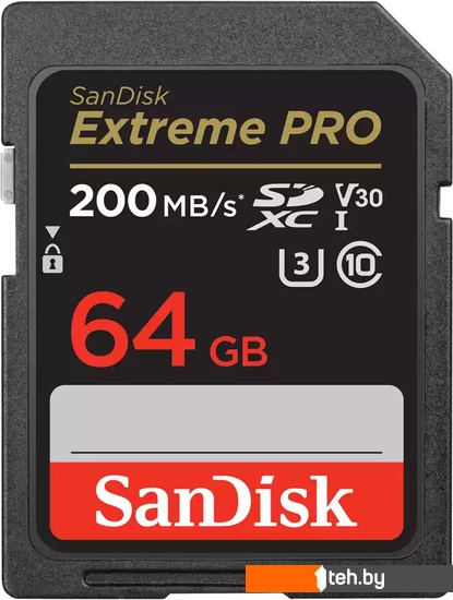  - Карты памяти SanDisk Extreme PRO SDXC SDSDXXU-064G-GN4IN 64GB - Extreme PRO SDXC SDSDXXU-064G-GN4IN 64GB