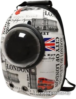 - Сумки, переноски для животных For Friends SpaceX London (белый) - SpaceX London (белый)