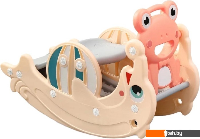  - Детские спортивные комплексы и игровые площадки Perfetto Sport Дельфин PS-037-O (оранжевый) - Дельфин PS-037-O (оранжевый)