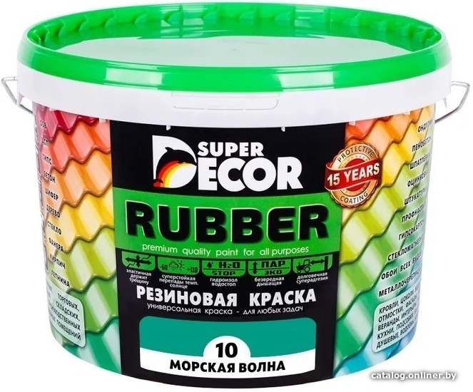  - Краски и эмали Super Decor Резиновая 6 кг (№09 Лесная сказка) - Резиновая 6 кг (№09 Лесная сказка)