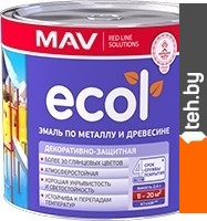  - Краски и эмали MAV Ecol ПФ-115 10 кг (черный) - Ecol ПФ-115 10 кг (черный)