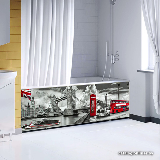  - Экраны под ванну Comfort Alumin Лондон 3D 1.7 - Лондон 3D 1.7