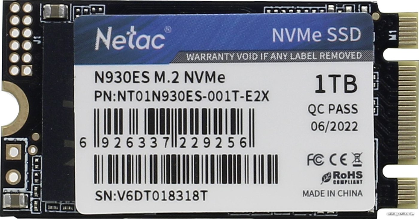  - SSD Netac N930ES 1ТB NT01N930ES-001T-E2X - N930ES 1ТB NT01N930ES-001T-E2X
