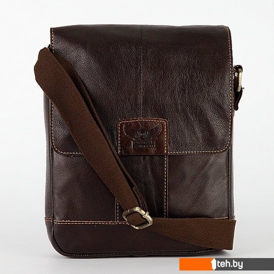  - Женские и мужские сумки Poshete 253-6507-31-DBW (коричневый) - 253-6507-31-DBW (коричневый)