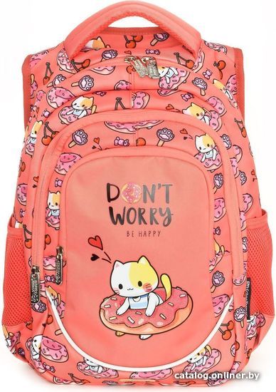  - Рюкзаки Schoolformat Soft 3 Kitten Donut РЮКМ3-ПНК - Soft 3 Kitten Donut РЮКМ3-ПНК