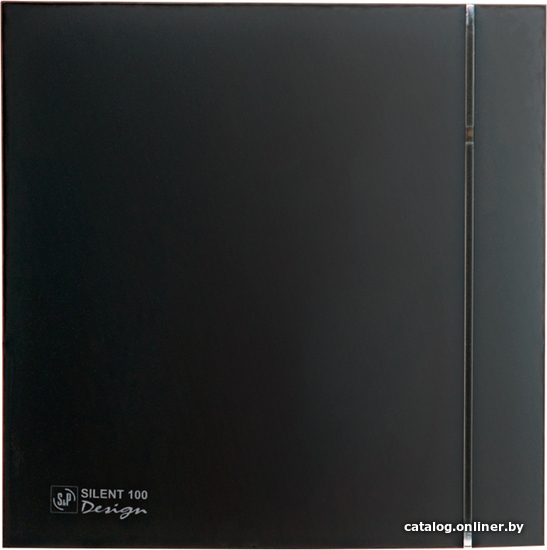  - Вытяжная и приточная вентиляция Soler&Palau Silent-100 CZ Matt Black Design - 4C 5210007700 - Silent-100 CZ Matt Black Design - 4C 5210007700