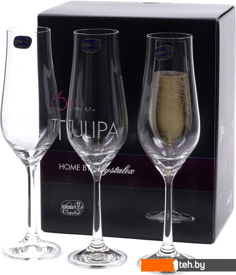 - Стаканы, бокалы, рюмки Bohemia Crystal Tulipa 40894/170 - Tulipa 40894/170
