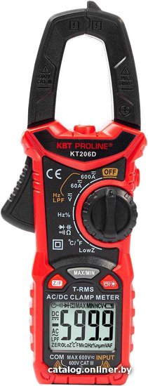  - Мультиметры, токовые клещи, индикаторные отвертки КВТ Proline KT206D - Proline KT206D