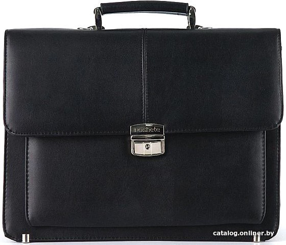  - Женские и мужские сумки Poshete 250-9635-5-BLK (черный) - 250-9635-5-BLK (черный)