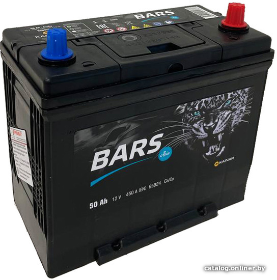  - Автомобильные аккумуляторы BARS Asia 50 JR+ тонкие клеммы с бортом (50 А·ч) - Asia 50 JR+ тонкие клеммы с бортом (50 А·ч)