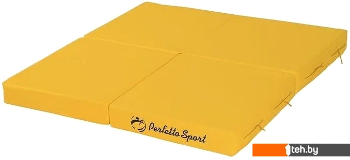  - Детские спортивные комплексы и игровые площадки Perfetto Sport №11 складной 100x100x10 (желтый) - №11 складной 100x100x10 (желтый)