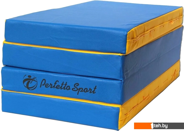  - Детские спортивные комплексы и игровые площадки Perfetto Sport №5 складной 200x100x10 (синий/желтый) - №5 складной 200x100x10 (синий/желтый)