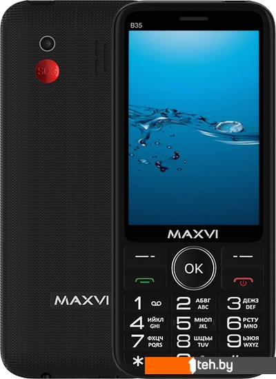  - Мобильные телефоны Maxvi B35 (черный) - B35 (черный)