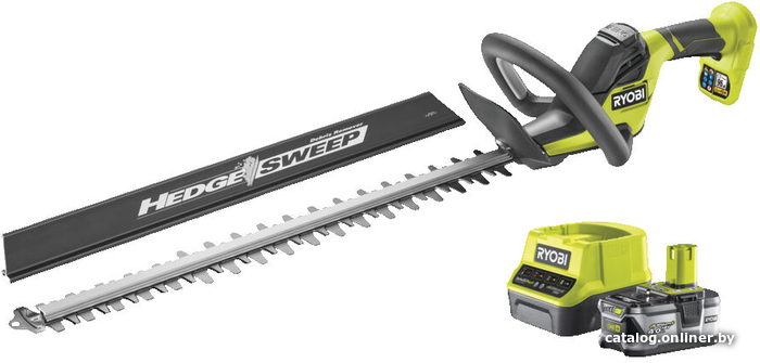  - Кусторезы и садовые ножницы RYOBI RY18HT55A-140 (с 1-им АКБ 4 Ah) - RY18HT55A-140 (с 1-им АКБ 4 Ah)