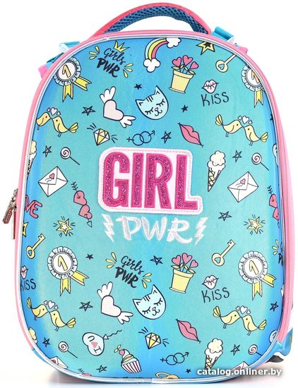  - Рюкзаки Schoolformat Ergonomic + Girl Power РЮКЖКРД-ГПР (зеленый) - Ergonomic + Girl Power РЮКЖКРД-ГПР (зеленый)