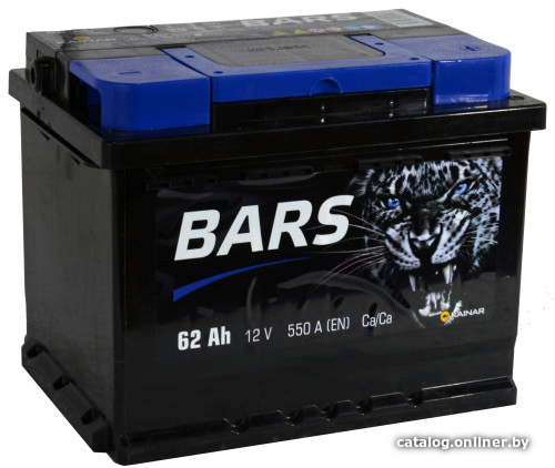  - Автомобильные аккумуляторы BARS 6СТ-62 Евро (62 А·ч) - 6СТ-62 Евро (62 А·ч)