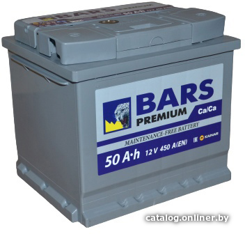  - Автомобильные аккумуляторы BARS Premium 50 R+ (50 А·ч) - Premium 50 R+ (50 А·ч)