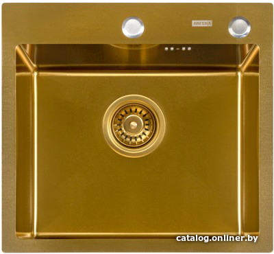  - Кухонные мойки ARFEKA Eco AR 500*500 Golden PVD Nano - Eco AR 500*500 Golden PVD Nano