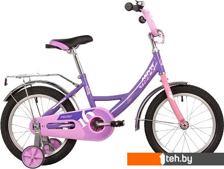  - Детские велосипеды Novatrack Vector 16 2022 163VECTOR.LC22 (фиолетовый) - Vector 16 2022 163VECTOR.LC22 (фиолетовый)