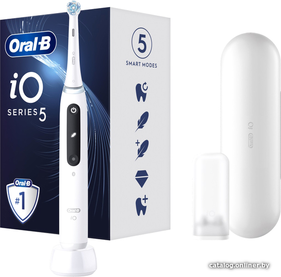  - Электрические зубные щетки и ирригаторы Oral-B iO 5 IOG5.1A6.1DK (белый) - iO 5 IOG5.1A6.1DK (белый)