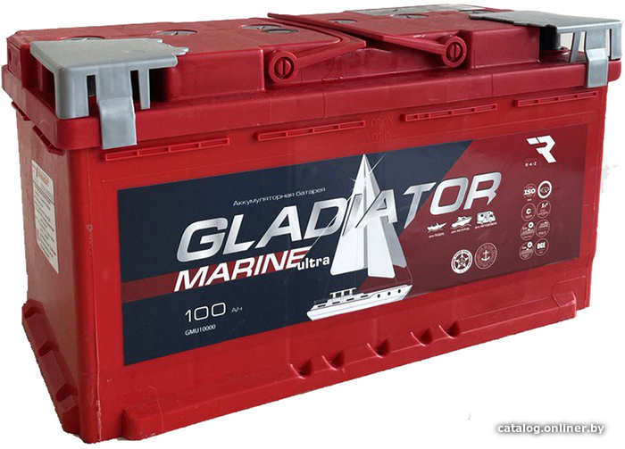  - Автомобильные аккумуляторы Gladiator Marine 100 R+ (100 А·ч) - Marine 100 R+ (100 А·ч)