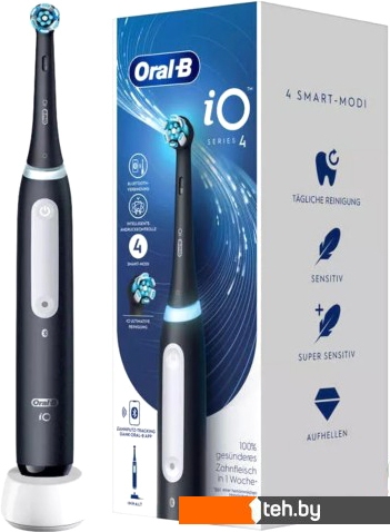  - Электрические зубные щетки и ирригаторы Oral-B iO Series 4 iOG4.1B6.0 (черный) 4210201437604 - iO Series 4 iOG4.1B6.0 (черный) 4210201437604