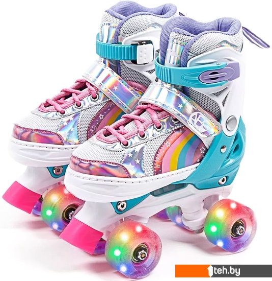  - Роликовые коньки Amarobaby Disco AMARO-35Di-Pi-26 (розовый, р-р 26-29) - Disco AMARO-35Di-Pi-26 (розовый, р-р 26-29)