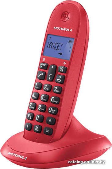  - Радиотелефоны DECT Motorola C1001LB+ (красный) - C1001LB+ (красный)