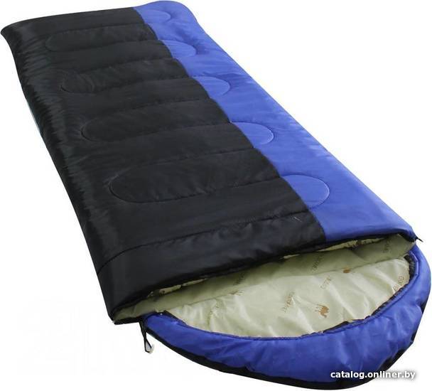  - Спальные мешки BalMax Аляска Camping Plus Series -10 (левая молния, синий/черный) - Аляска Camping Plus Series -10 (левая молния, синий/черный)